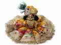 ✨ Premium Handmade Yellow Laddu Gopal Designer Dress ✨
