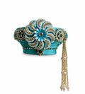 Royal Handcrafted Peshwa Pagdi for Laddu Gopal Ji – Designer Pearl & Stone Mukut Pagdi